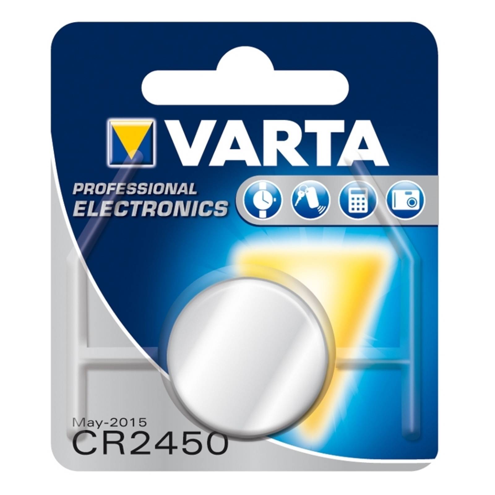 Pile bouton 3 V lithium CR2450 VARTA