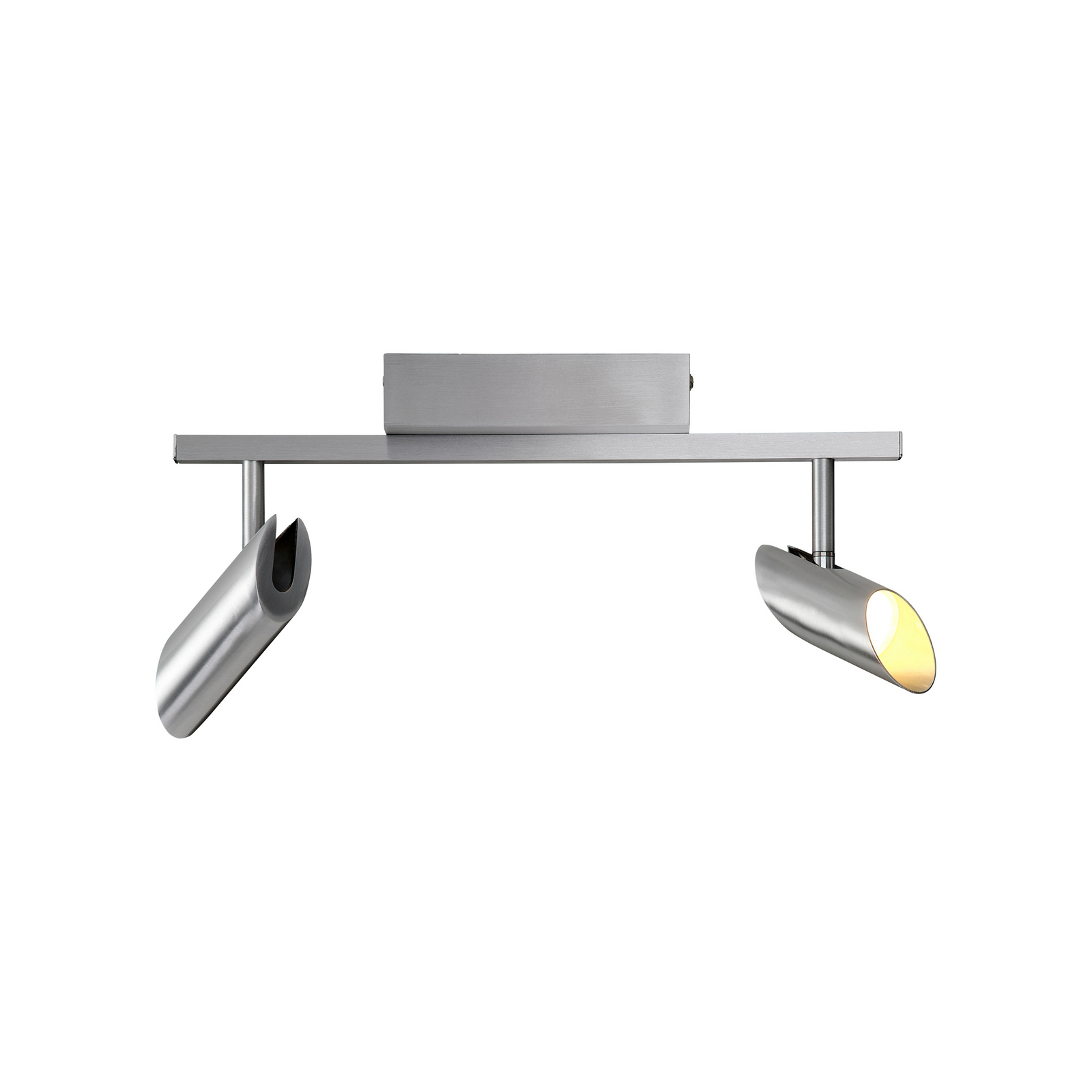 LED таванни прожектори Risell, дължина 35 cm, цвят алуминий