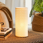 Pauleen-pöytälamppu PURE SUNKISS, valkoinen, korkeus 27 cm, posliini