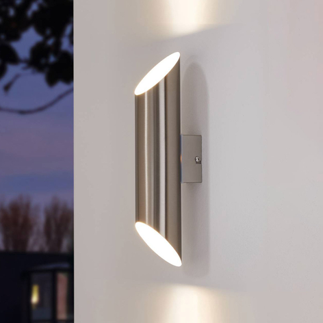 LED-Außenwandleuchte Agolada, edelstahl