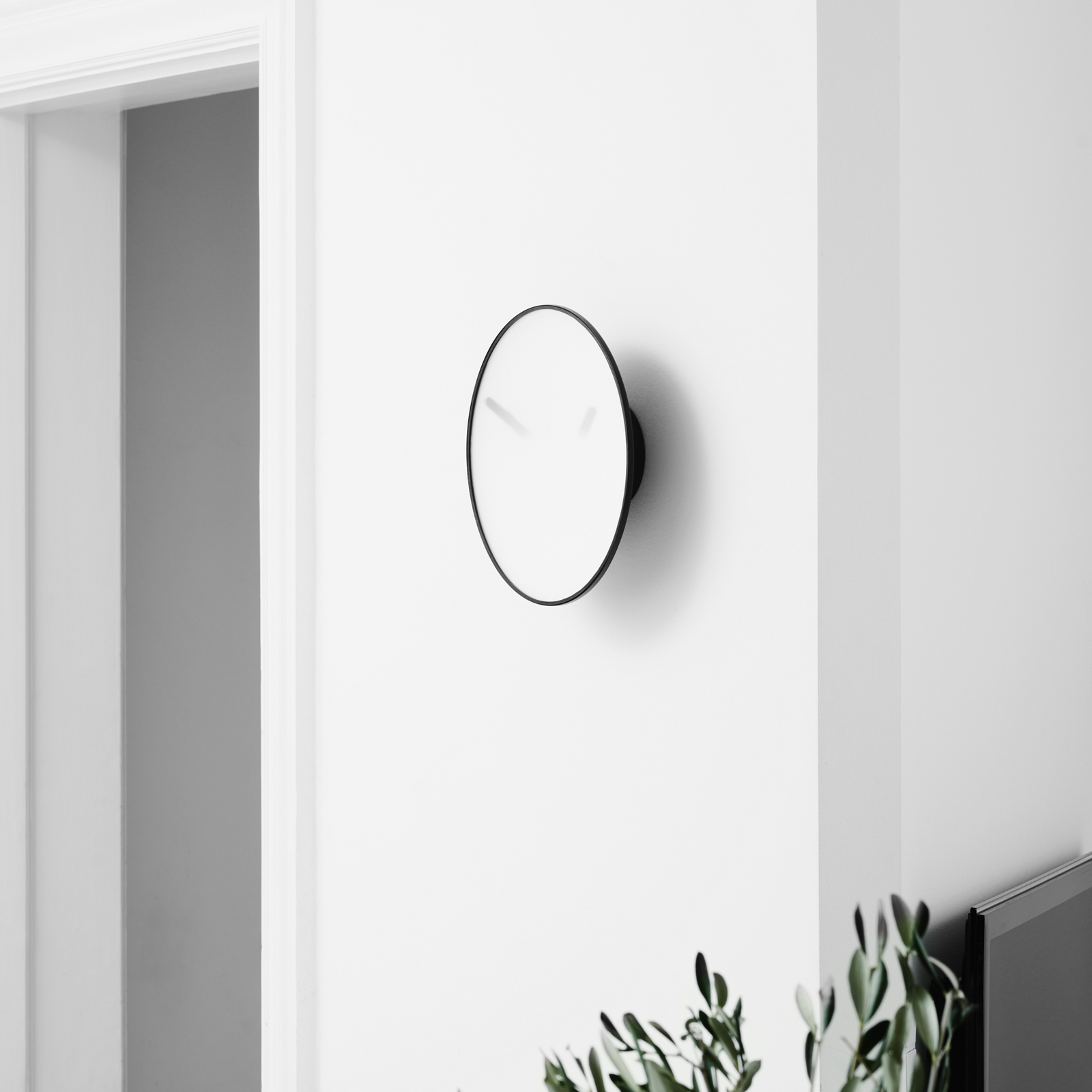 Relógio de parede Momentt, branco, Ø 30 cm, aço - GEJST