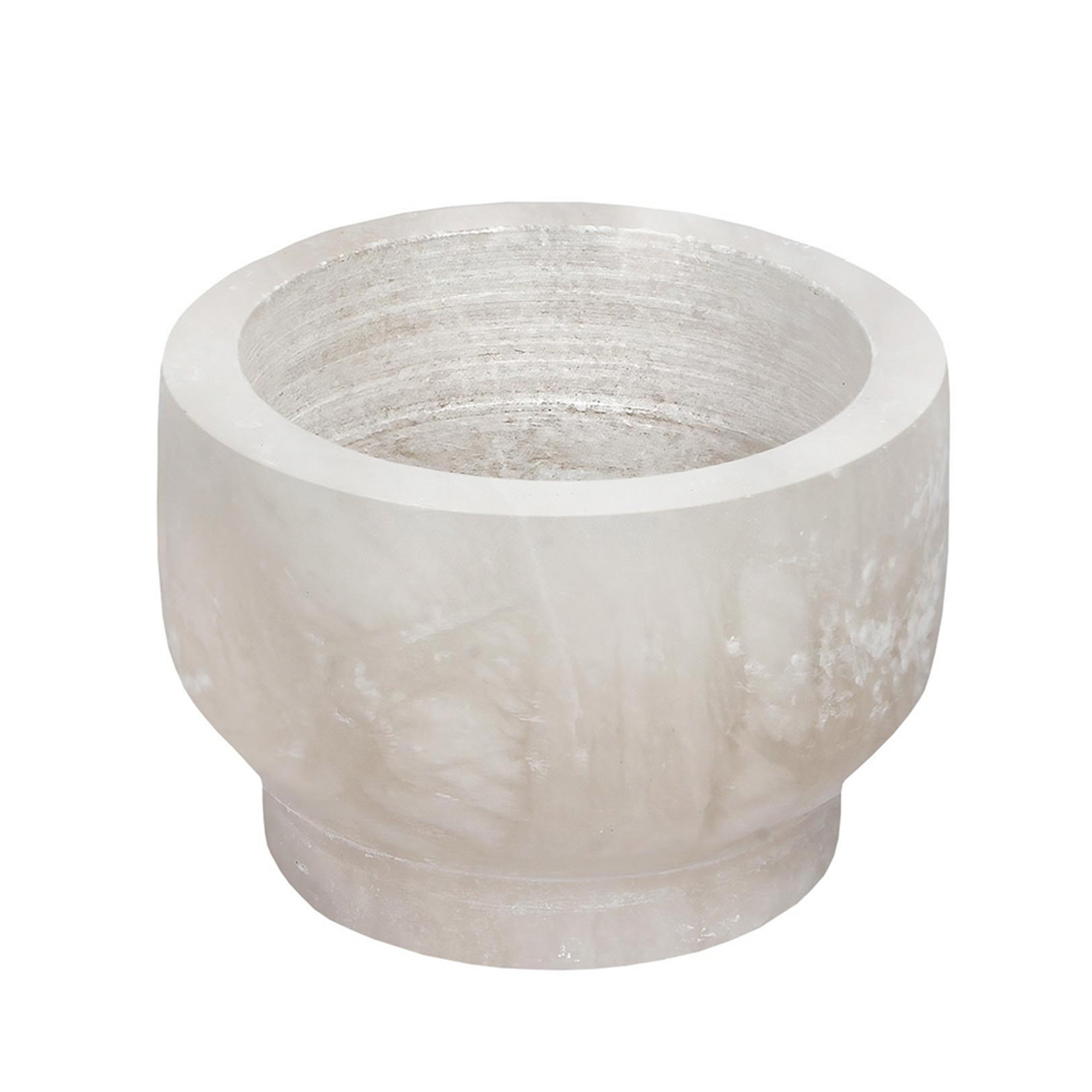 Alabaster Lysestage 8x5 cm Hvid - Uyuni Lighting