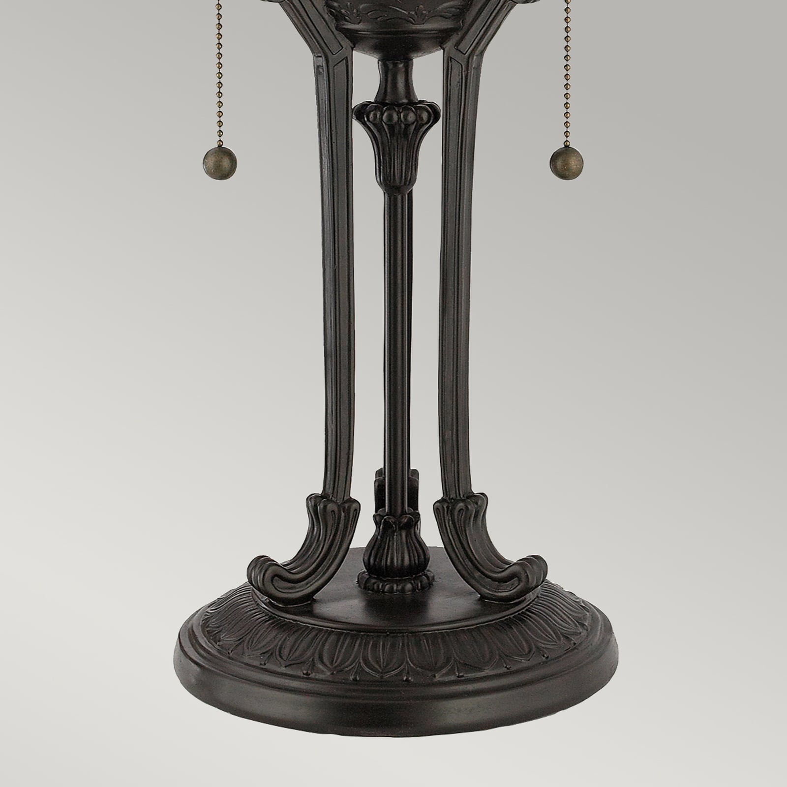 Indus bordlampe, ravfarvet/bronze, højde 58 cm – QUOIZEL