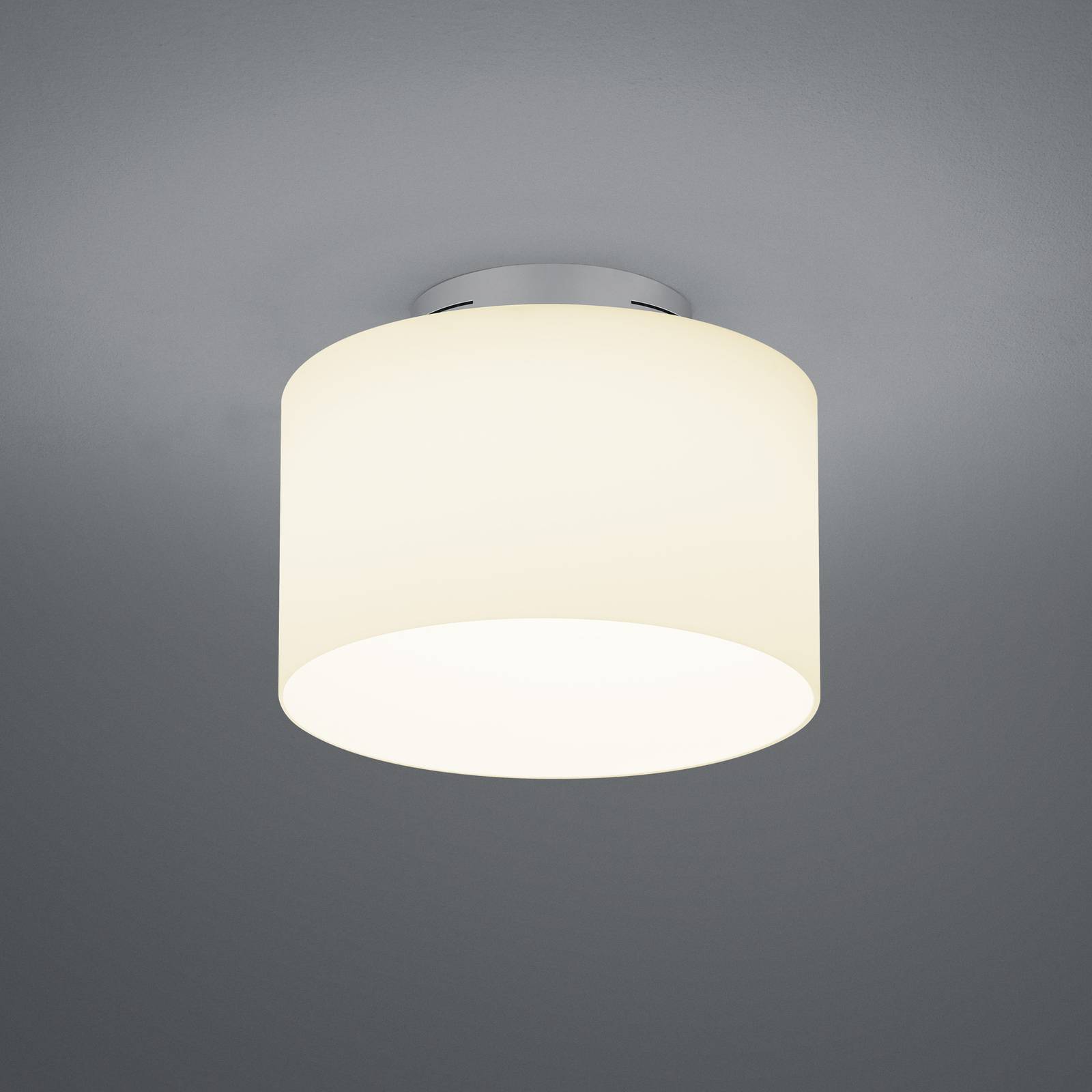 BANKAMP Grand Opal lampa sufitowa aluminium Ø 32 cm