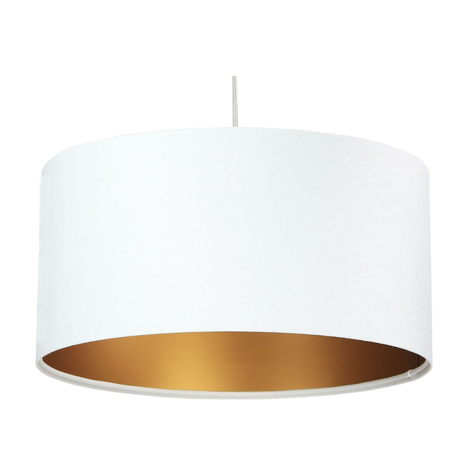 Lampa wisząca Salina, białe/złota Ø 40 cm