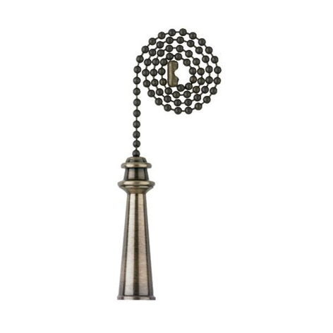 Westinghouse Pokal Zugkette messing antik