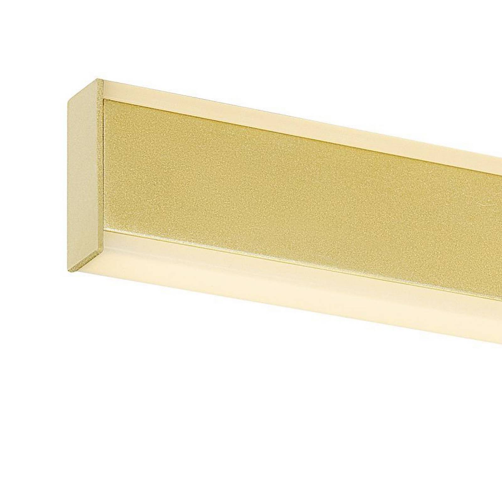 SLV Kinkiet LED do łazienki One Linear, 70 cm, kolor mosiężny