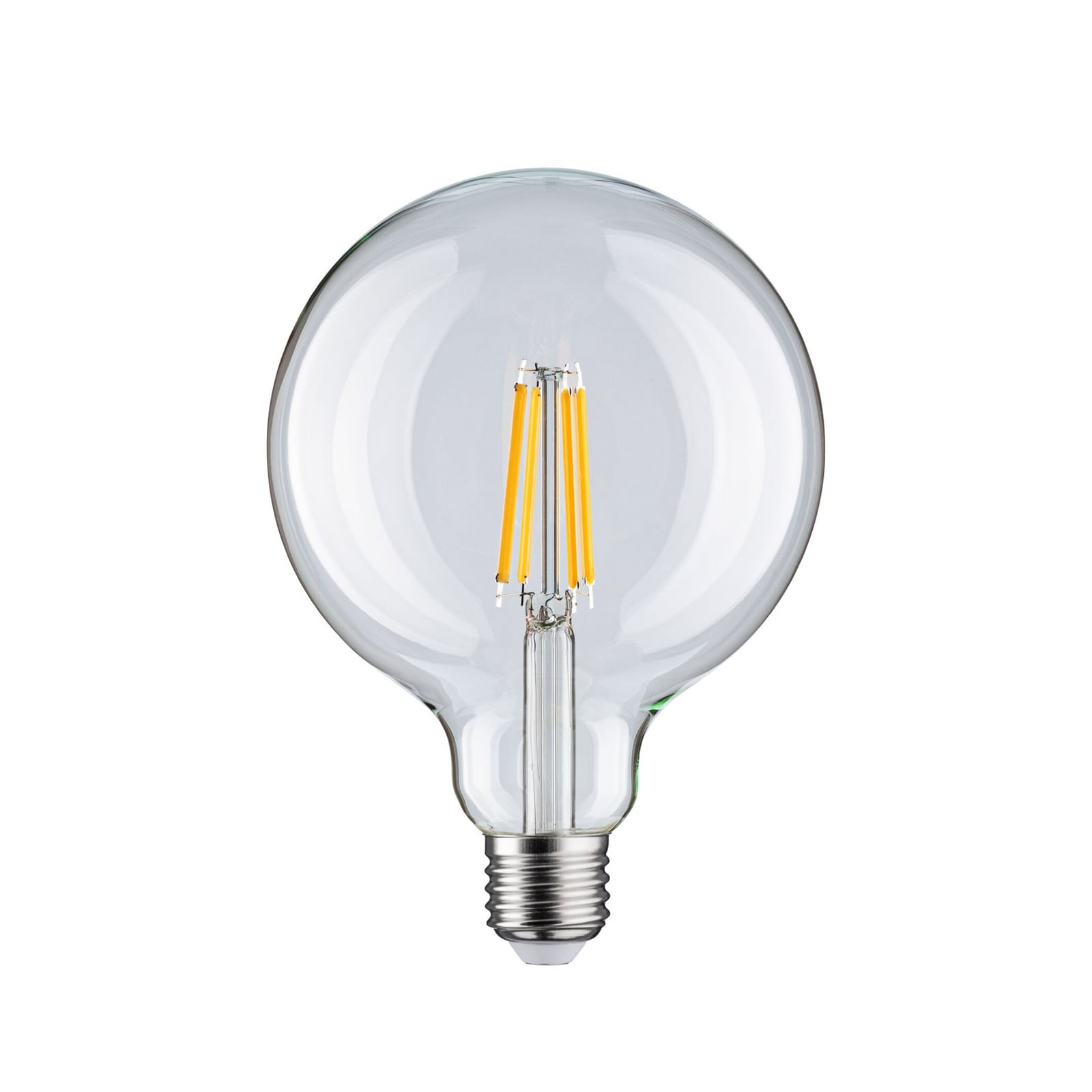 Paulmann LED-globepære med glødetråd, E27, G125, 9 W, 2700 K, klar, dimbar