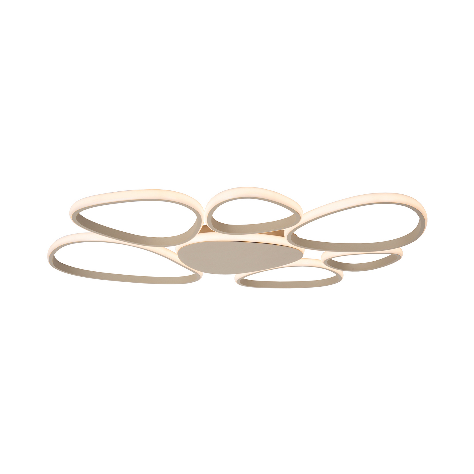 LED-kattovalaisin Samling, pituus 90 cm, taupe, metalli