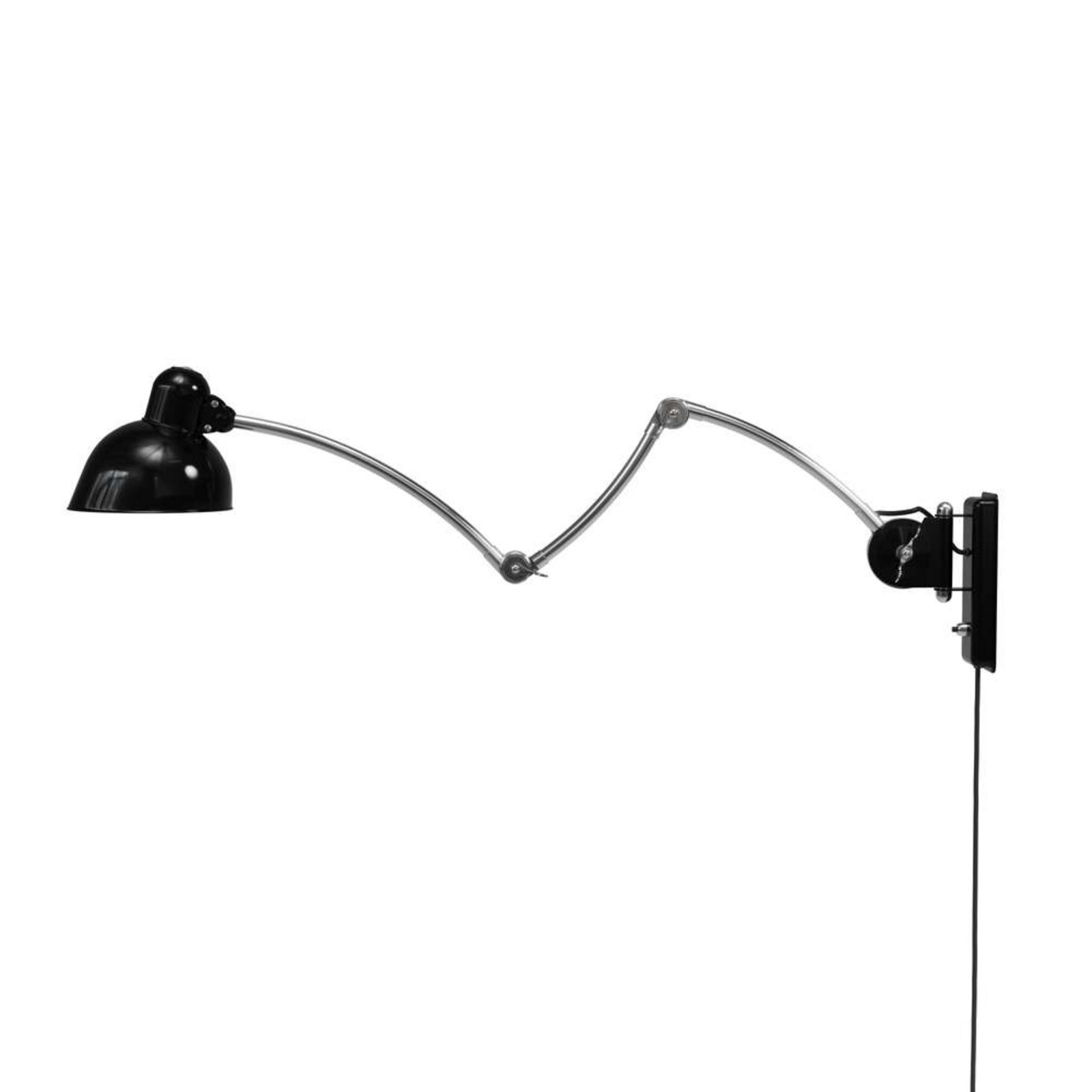 KAISER idell™ 6559-W Wall Lamp Black/Chrome - Fritz Hansen