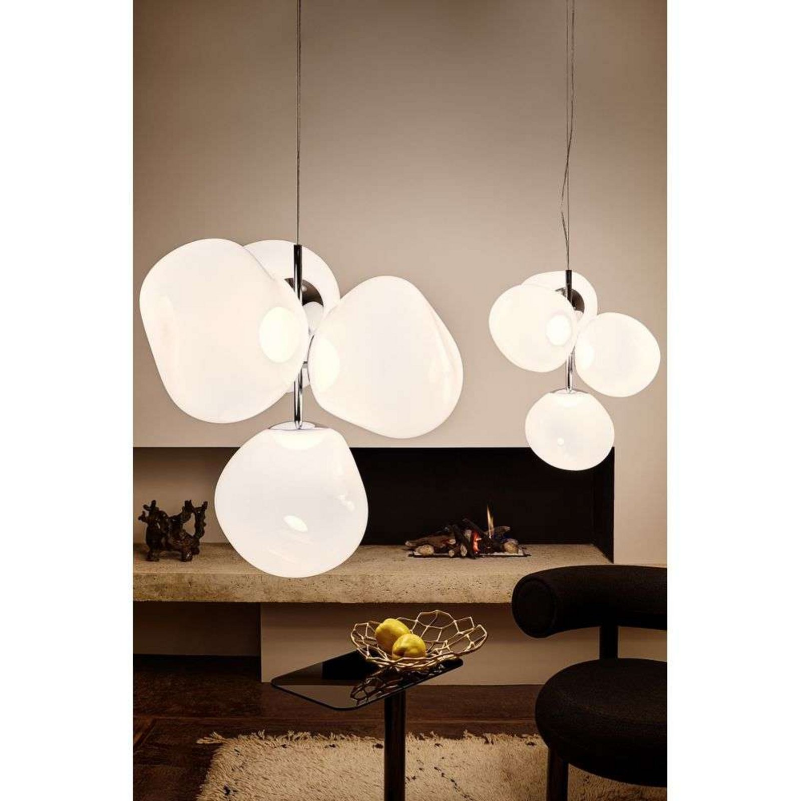 Melt Plafoniere Small Opal/Silver - Tom Dixon