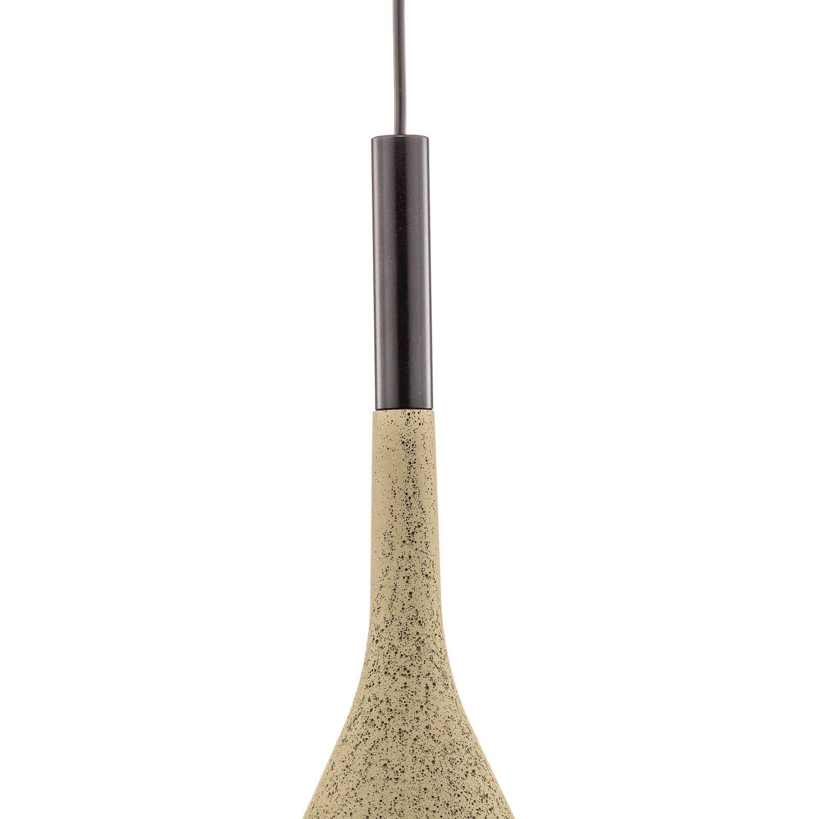 Foscarini Aplomb lampa wisząca GU10 beton zielona
