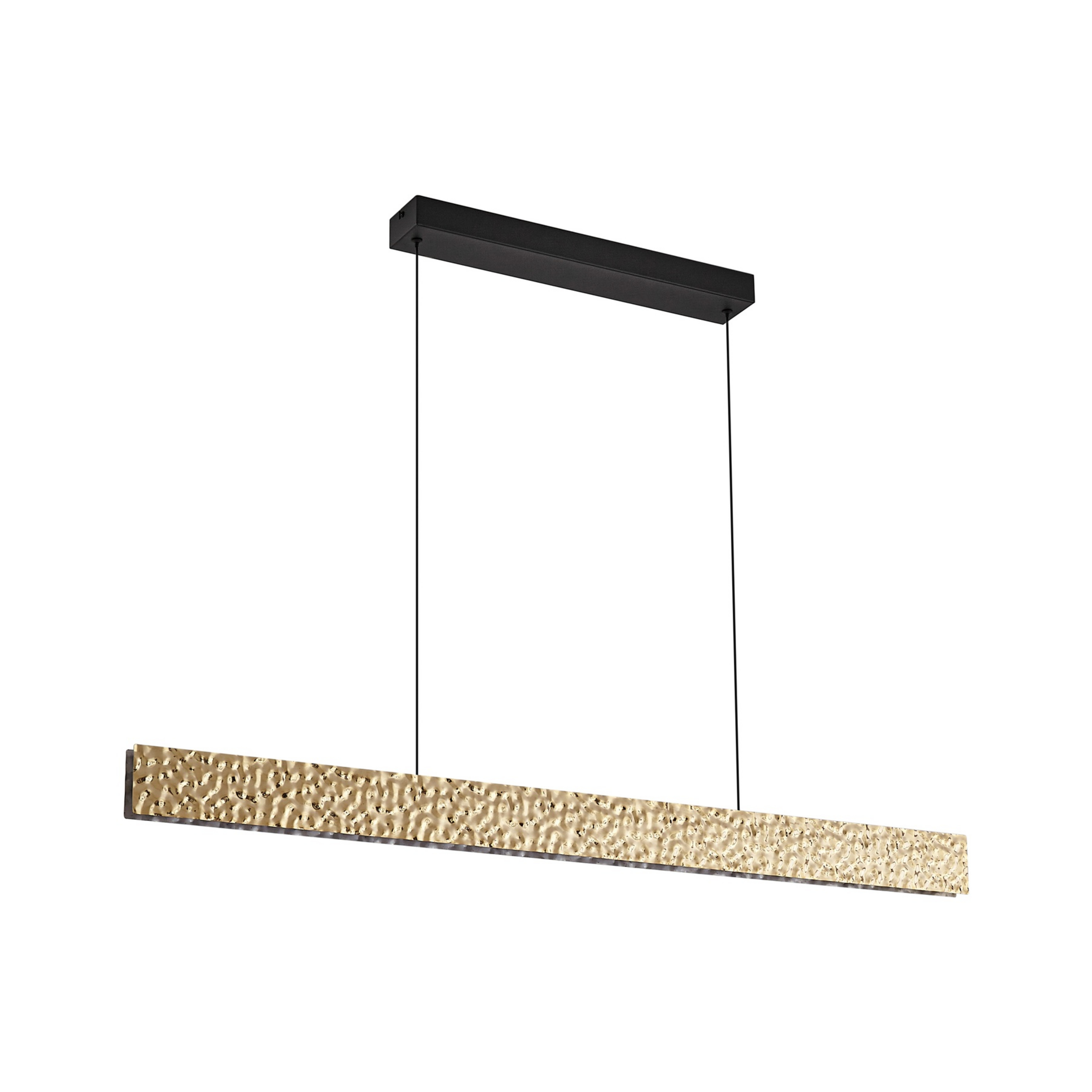 Lámpara colgante LED Nivara 117 cm metal dorado - Lucande
