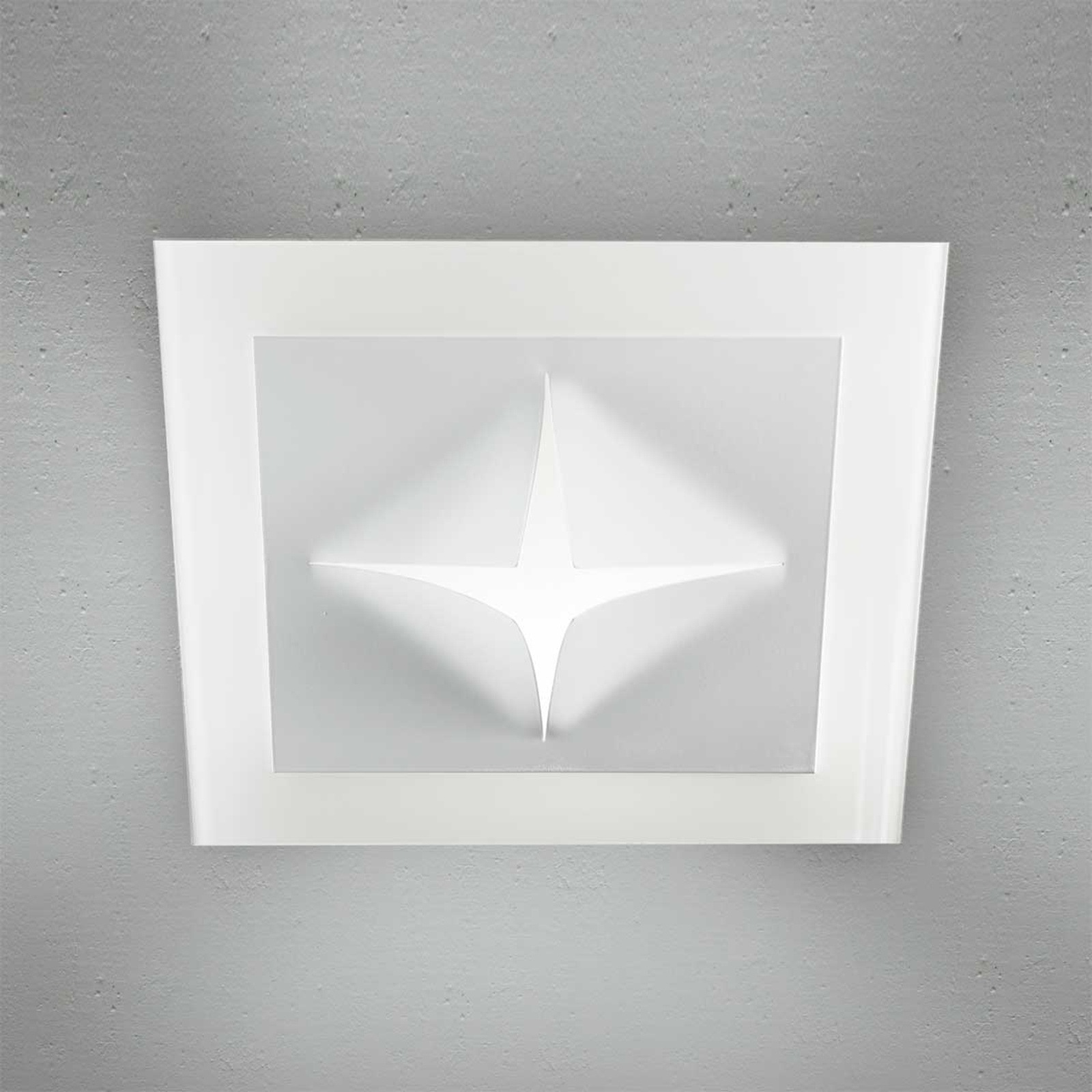 Creatieve plafondlamp Cross 8195, E27, 40 cm