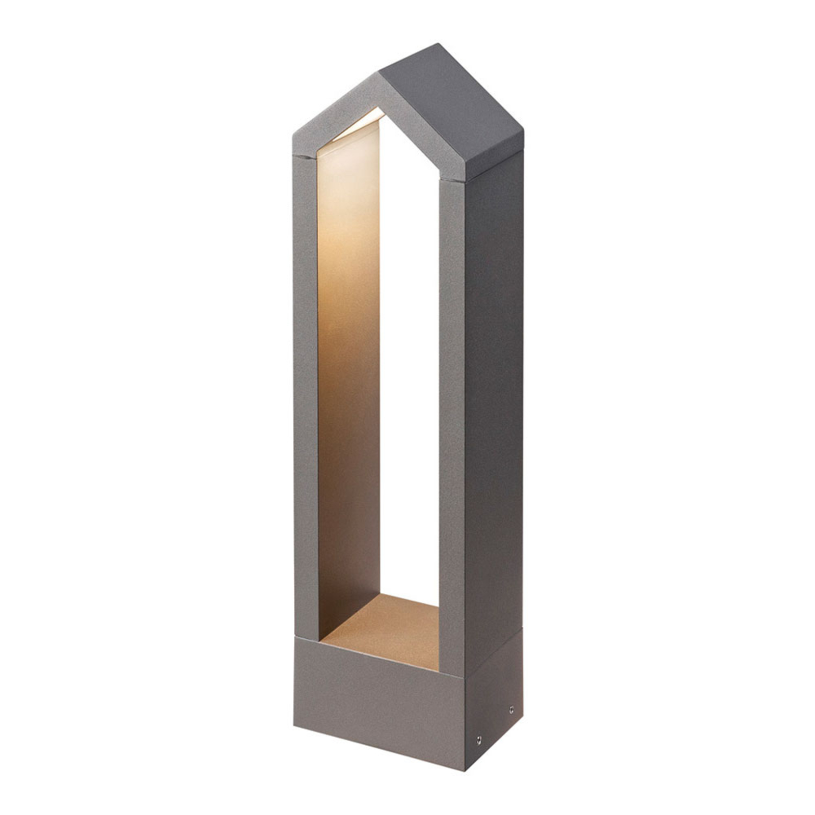 SLV Rascali 45 LED pillar light, height cm IP65, aluminium, 8 W, energy efficiency: A+, L: 12 cm, W: 8.2 cm, H: 45 cm