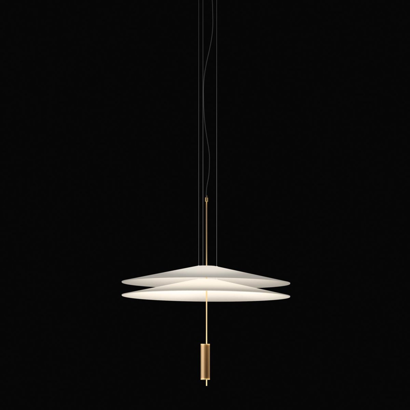 Flamingo LED-Pendelleuchte, gold, 70 cm - Vibia Flamingo LED-Pendelleuchte, gold, 70 cm - Vibia