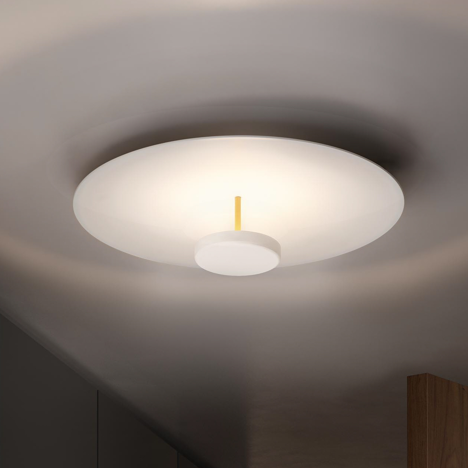 OLEV Overfly Plus LED-taklampa vit