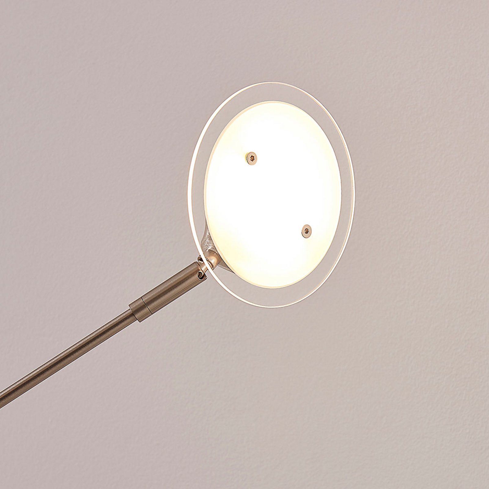 Anea 3 Lampadaire Nickel/White - Lindby