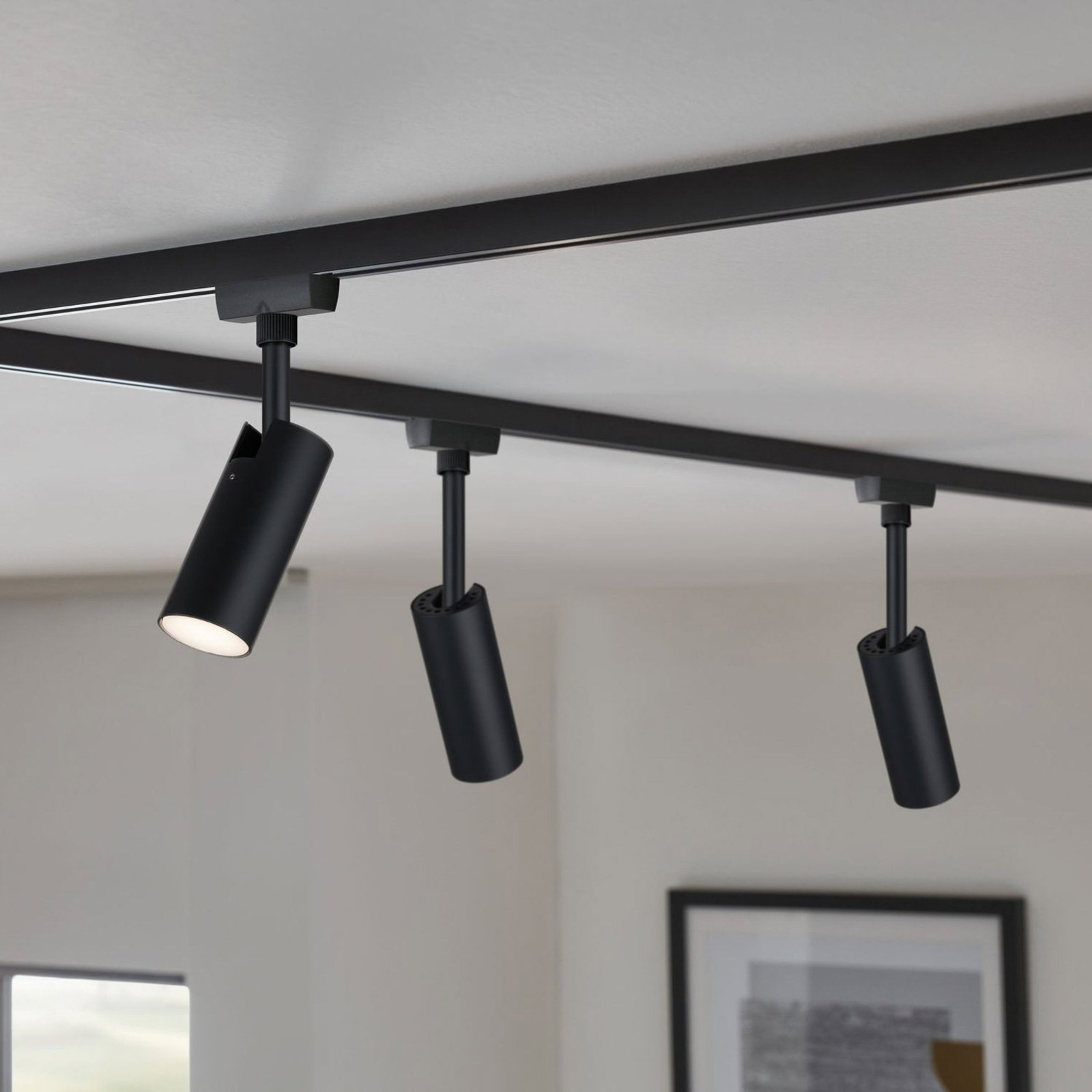 URail Tubo LED-Spot schwarz 3.000 K - Paulmann
