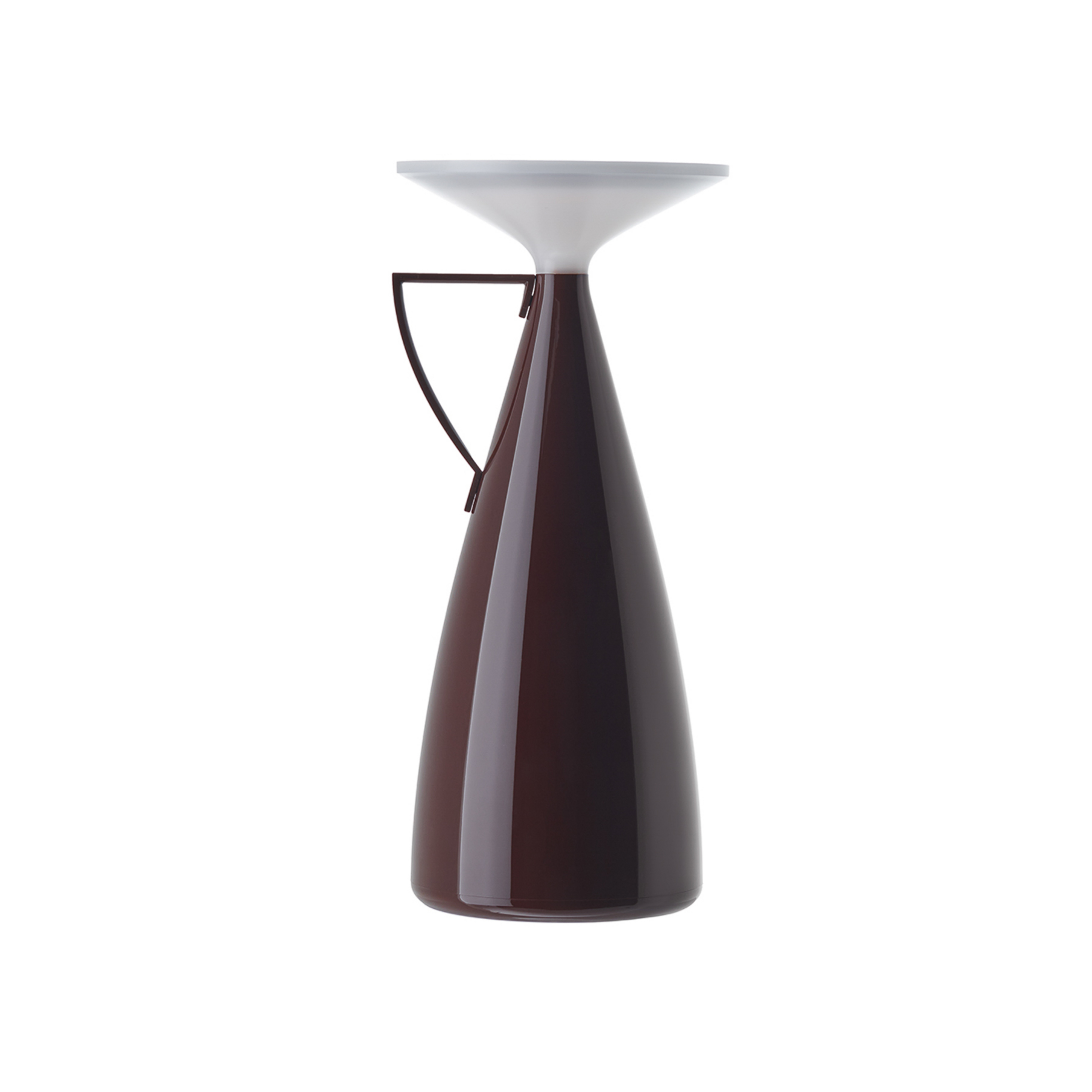Camomille LED stolní lampa na baterie, tmavě červená, výška 24 cm - Kartell