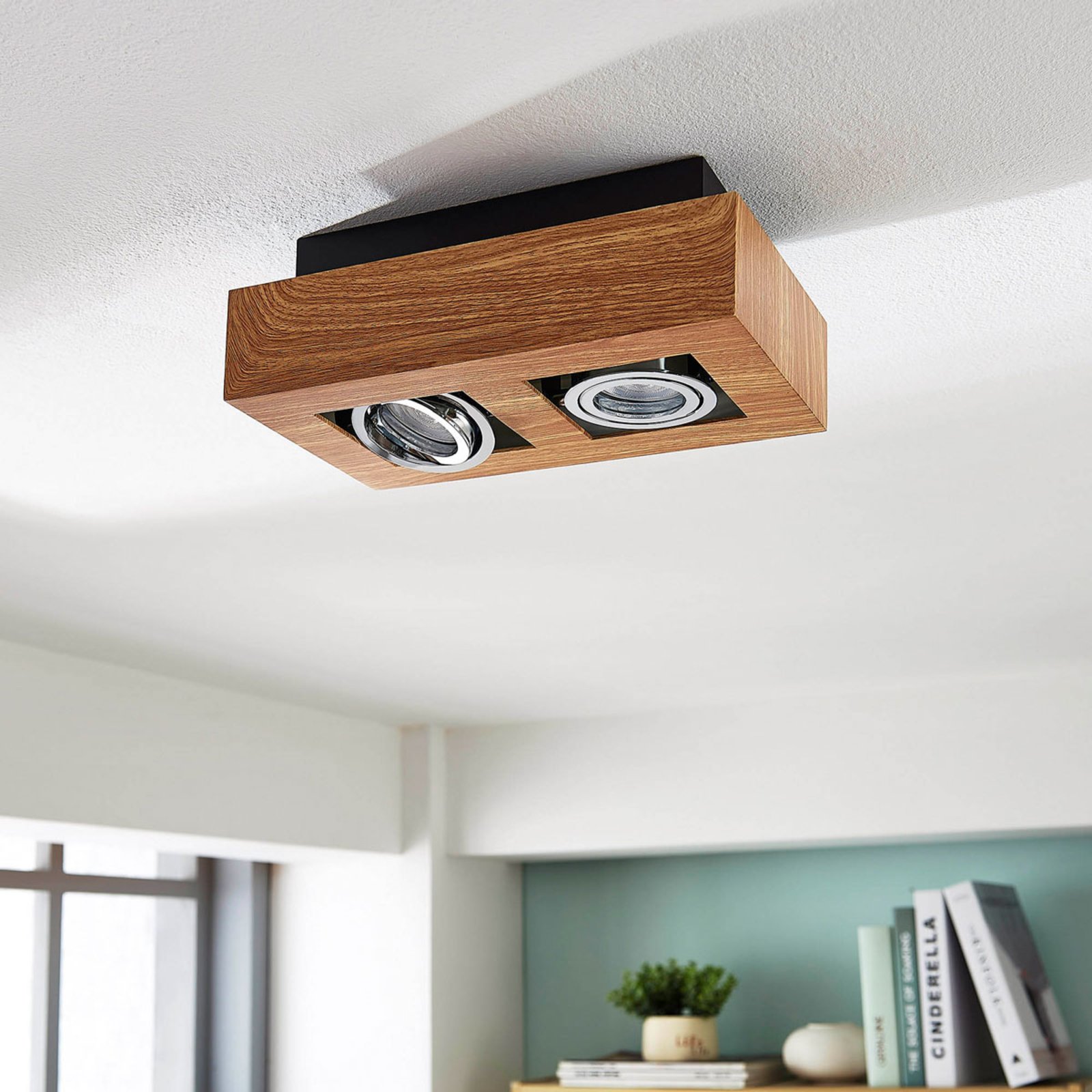 Vince 2 Ceiling Lamp Wood - Arcchio