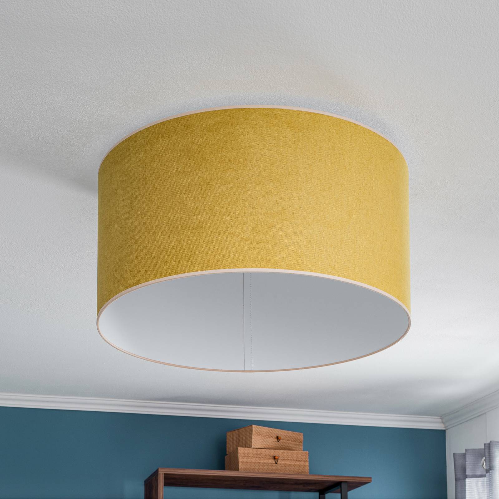 Lampa sufitowa Pastell Roller Ø 60 cm żółta