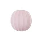 Knit-Wit 60 Round Lustră Pendul Light Pink - Made By Hand