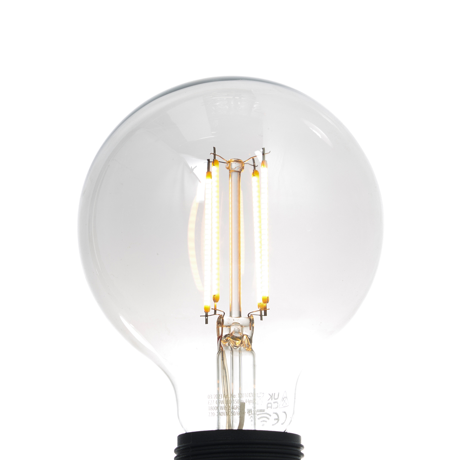 LUUMR Smart LED-Globelampe E27 rauchgrau 4,9W Tuya WLAN