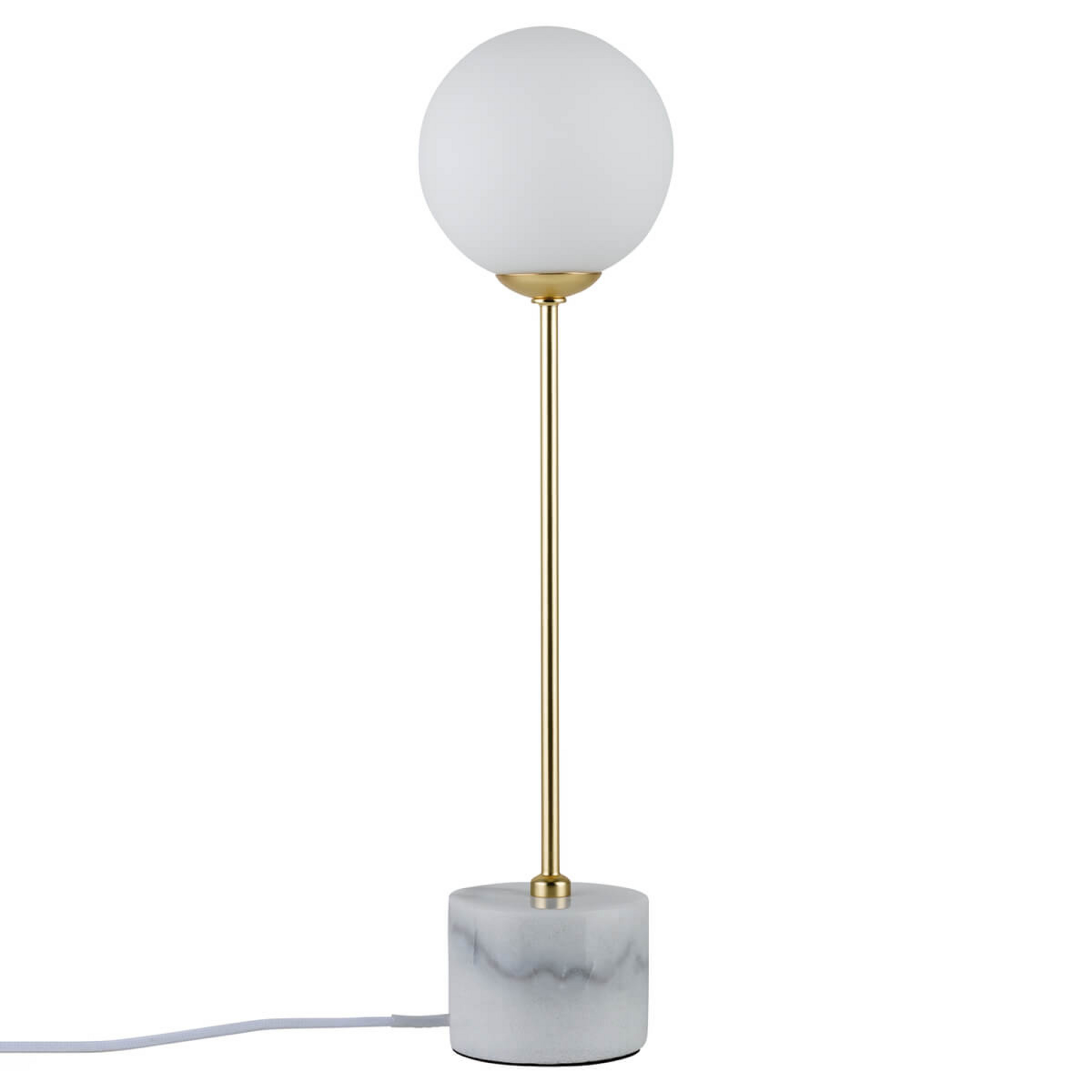Moa Table Lamp White/Gold/Marble - Paulmann