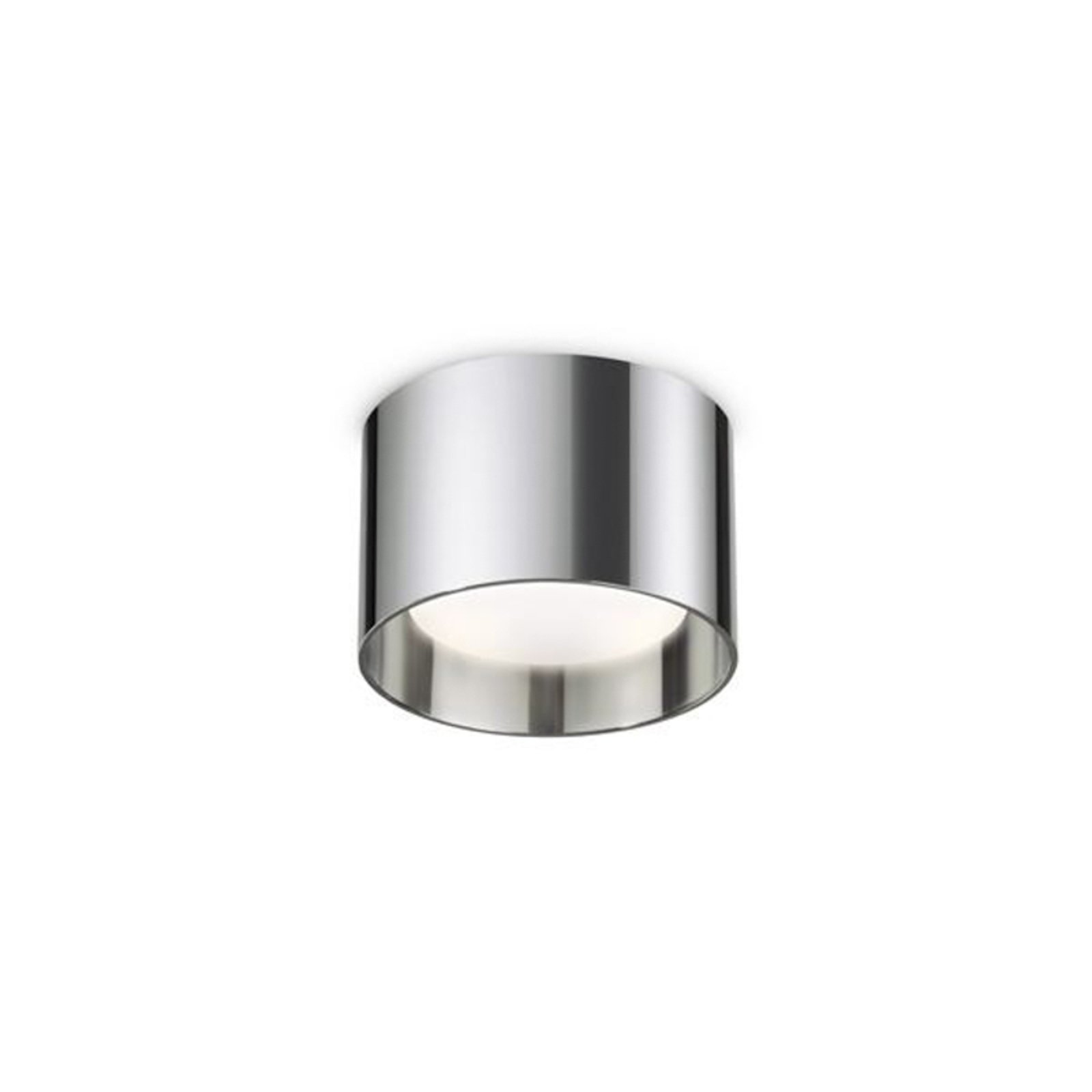 Ideal Lux downlight Spike okrągły, kolor chrom, aluminium, Ø 10 cm