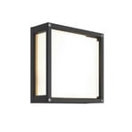 Aurelien Square Outdoor Wall Lamp IP54 Dark Grey - Lucande