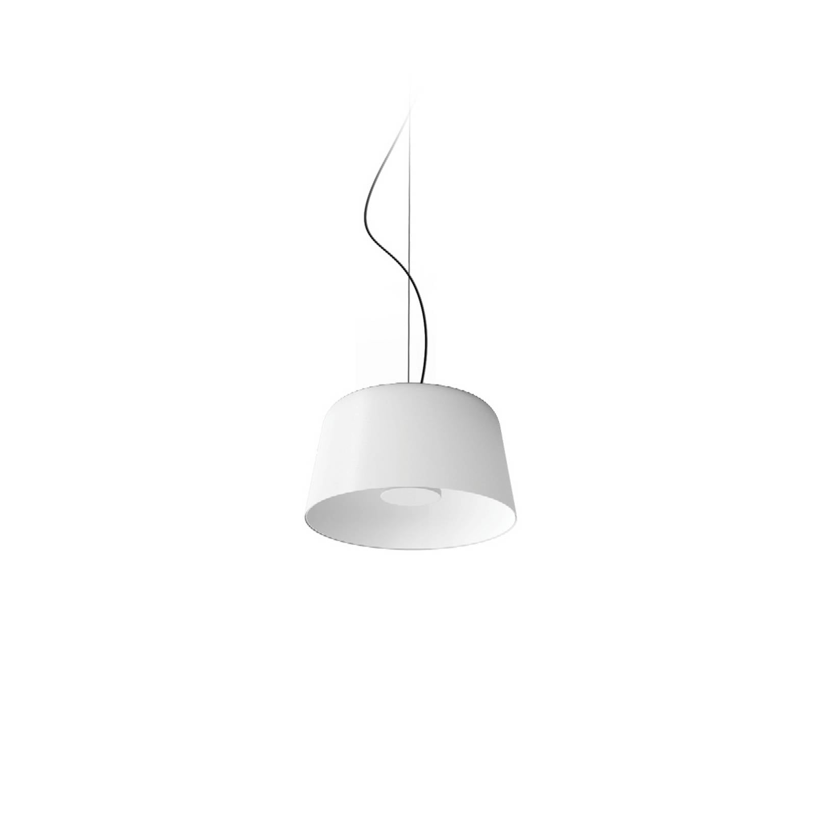 LED-Hängeleuchte Delfi_P, weiß, Ø 35 cm, Metall