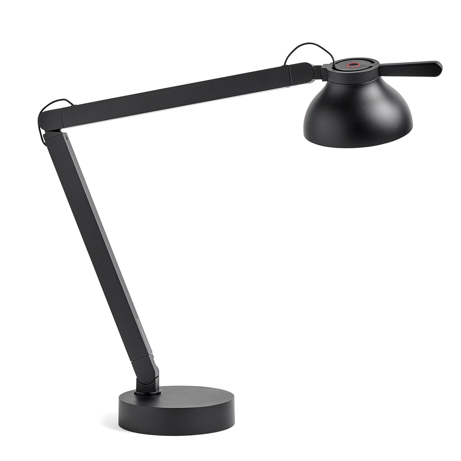 HAY PC Double Arm LED-Schreibtischlampe, schwarz