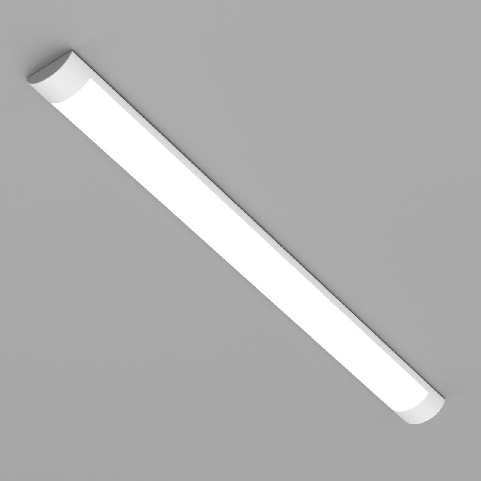 LED ceiling light Batten, length 90 cm, aluminium, white, 4,000 K