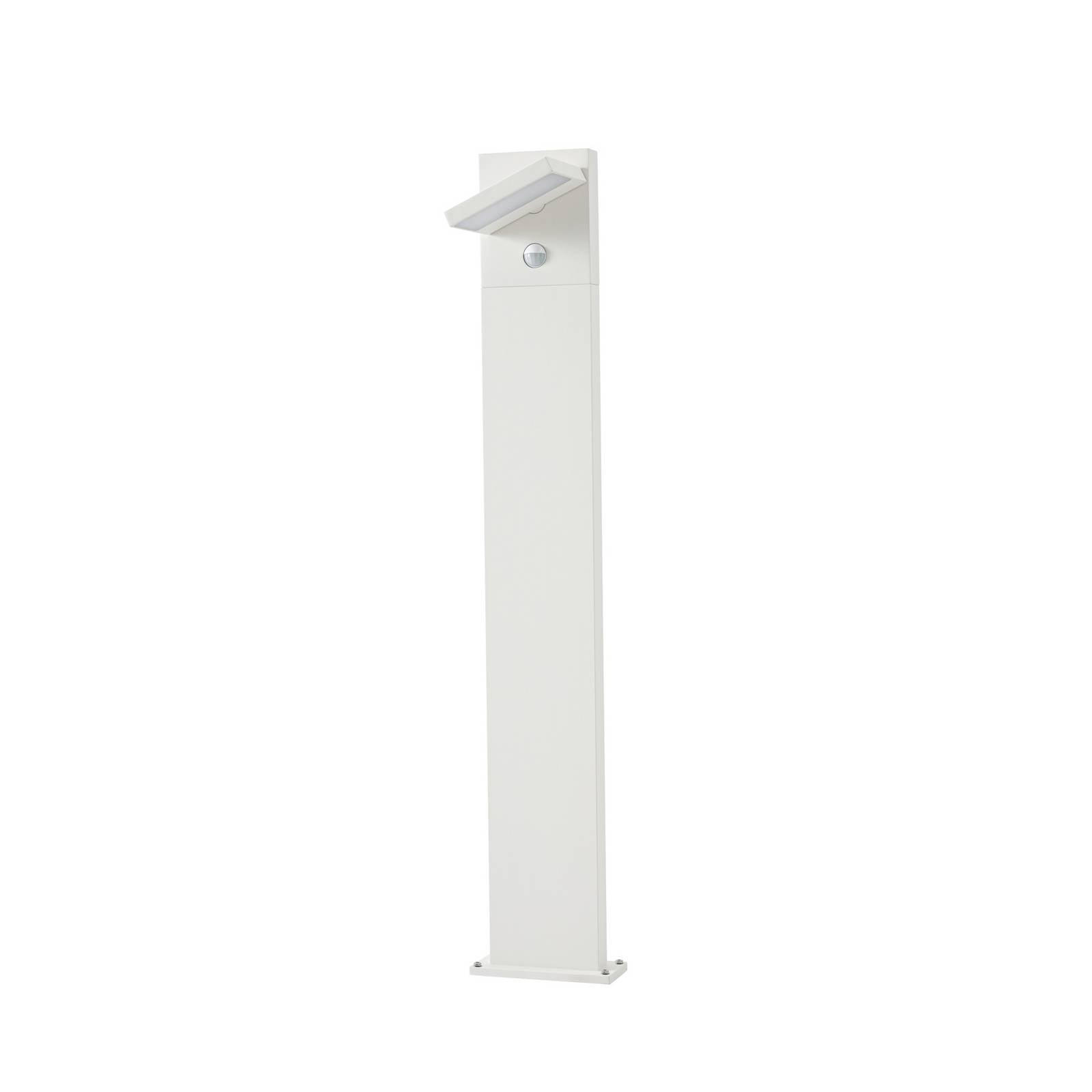 Lucande LED-Wegeleuchte Silvan, weiß, 100 cm, Sensor, IP54