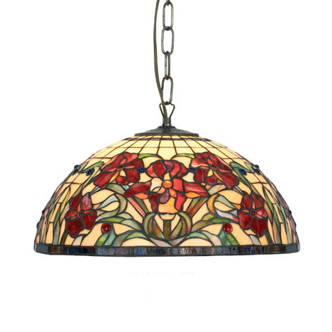 Suspension classique ELINE à 2 lampes