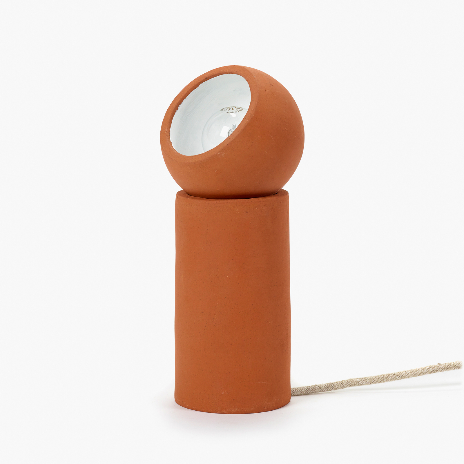 TERRA S bordlampe, terrakotta, højde 29 cm, E27 – Serax