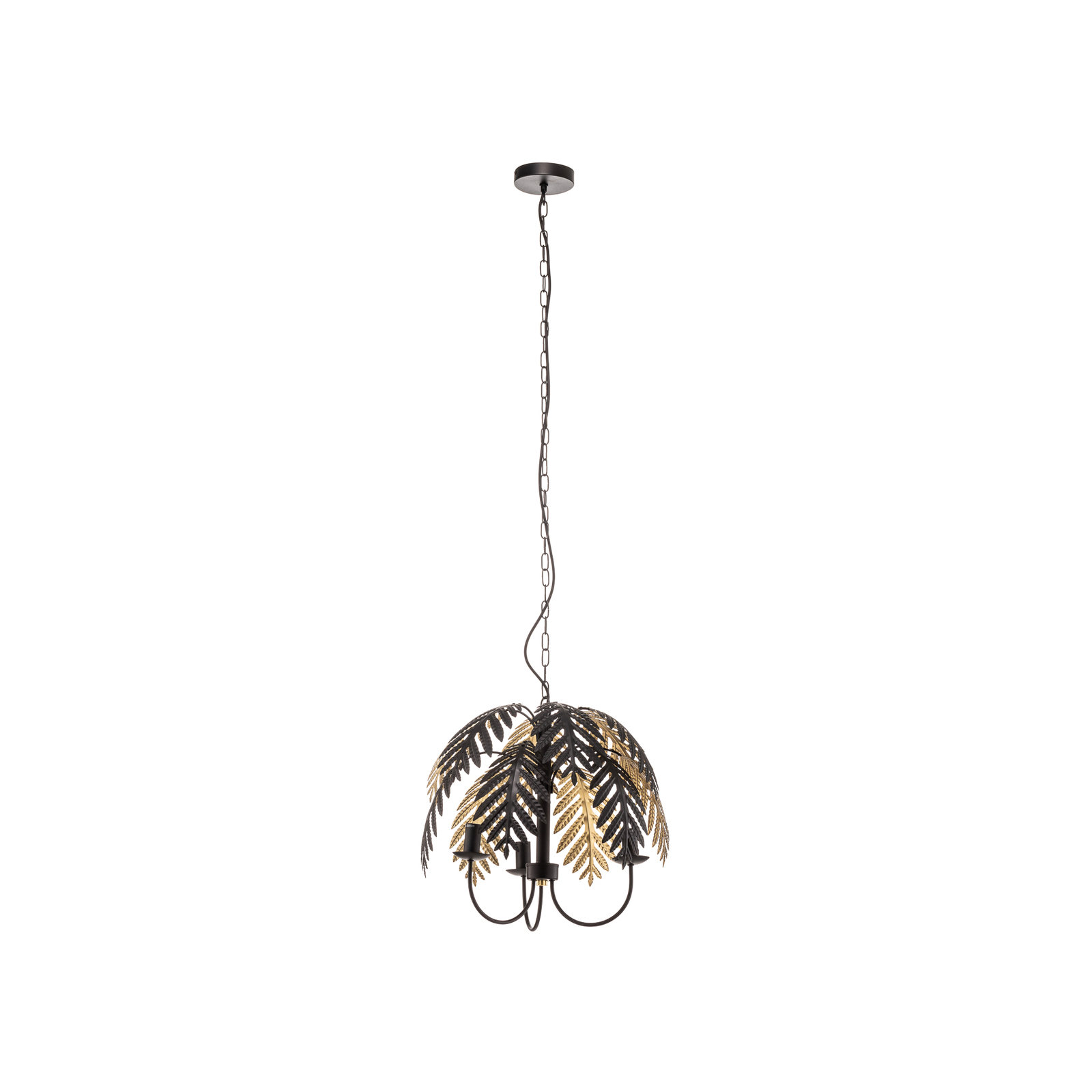 Lucande Aparas hanglamp bladoptiek, 1-lamp, 50 cm