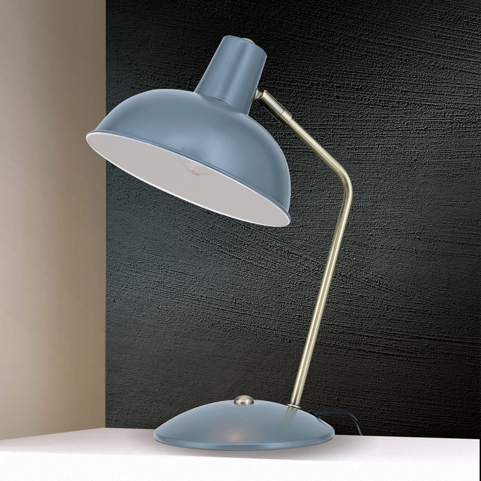 Vintage look - Fedra table lamp grey