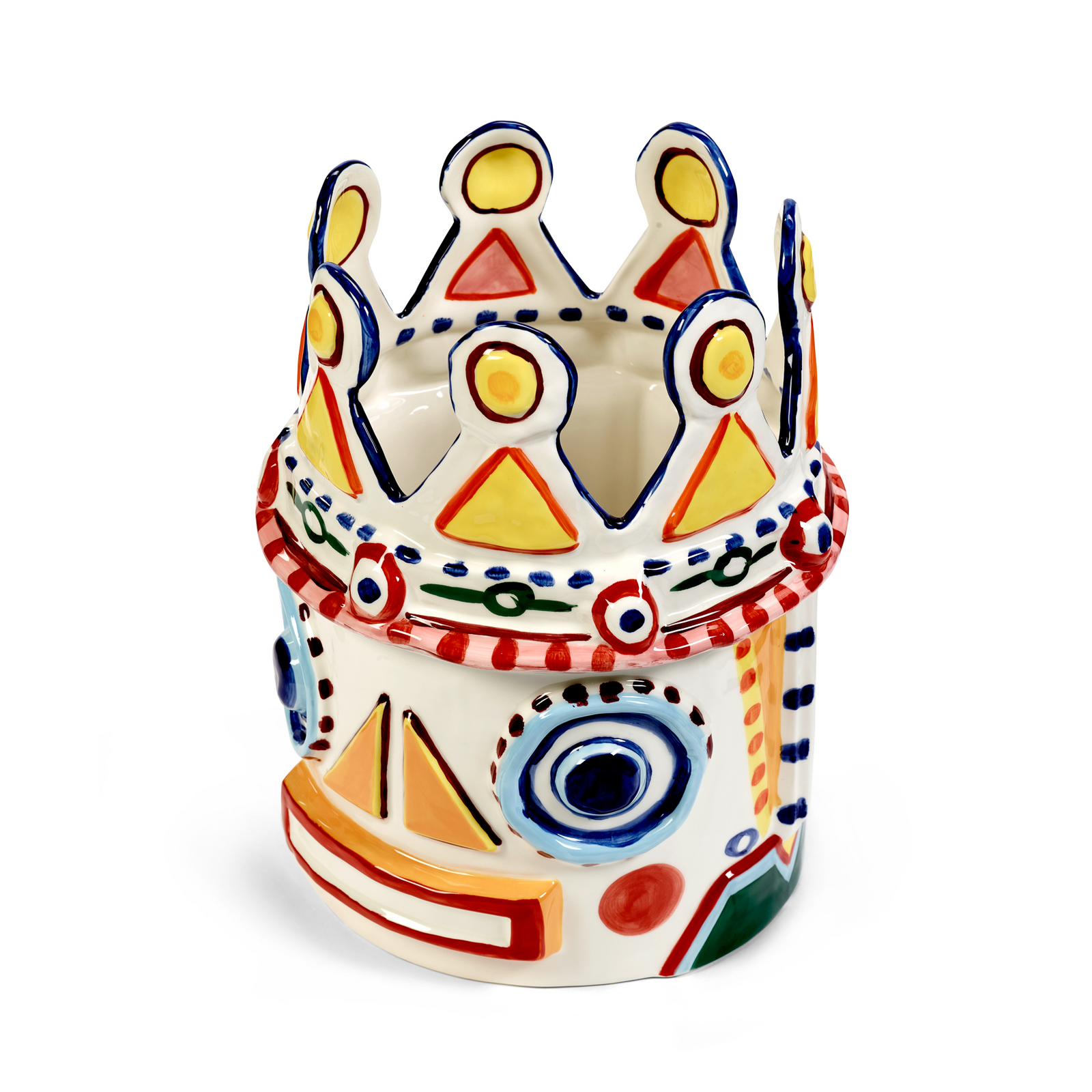 02 MIX SICILY Vase, farverig, stentøj, håndmalet – Serax