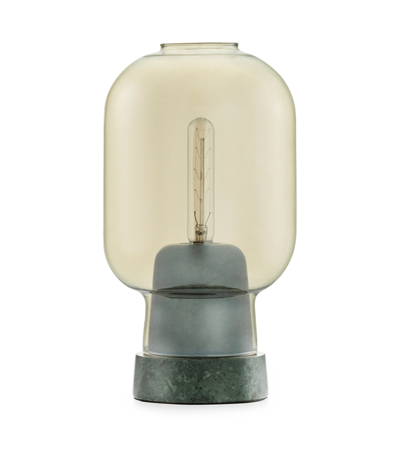 Amp Table Lamp Gold/Green - Normann Copenhagen