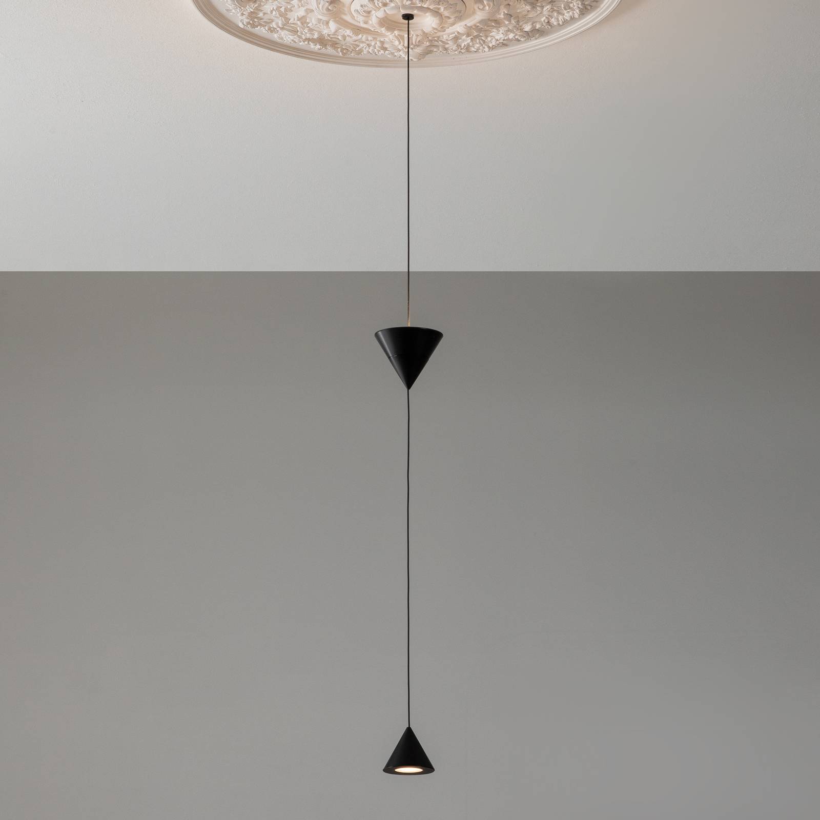 Karman Moonbloom lampa wisząca LED 2-punktowa Ø75cm 3000K