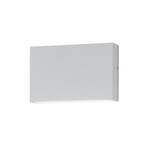 EGG LED lampă de perete pentru exterior Flatbox, alb, 11x7 cm, aluminiu