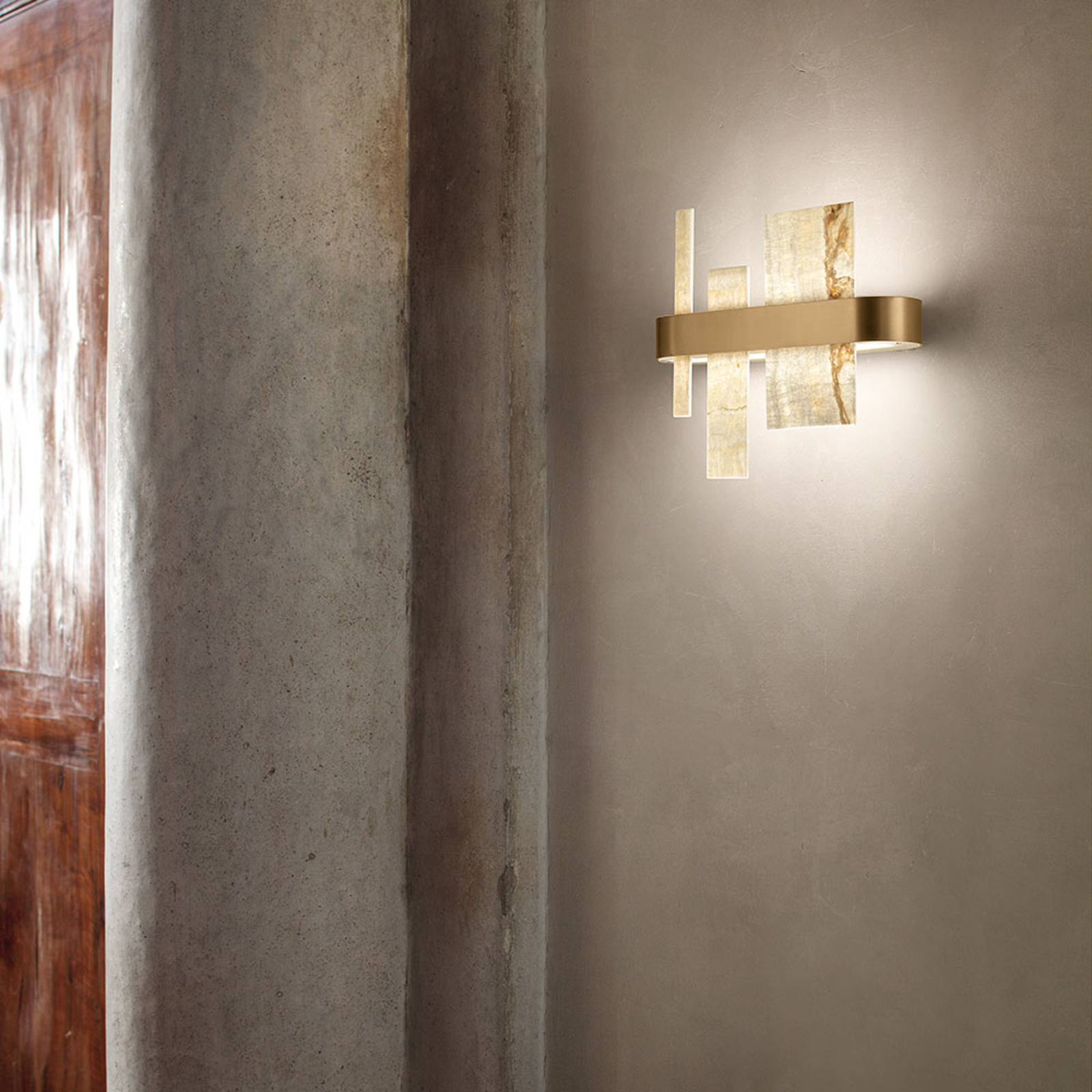 Image of Masiero Applique de designer Honicé avec LED, 37 cm 