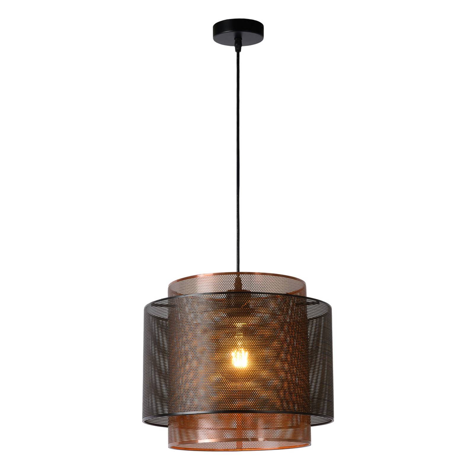 LUCIDE ORRIN - Pendelleuchten - Ø 34 cm - 1xE27 - Schwarz