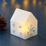 LED-Dekorationsleuchte Santa House