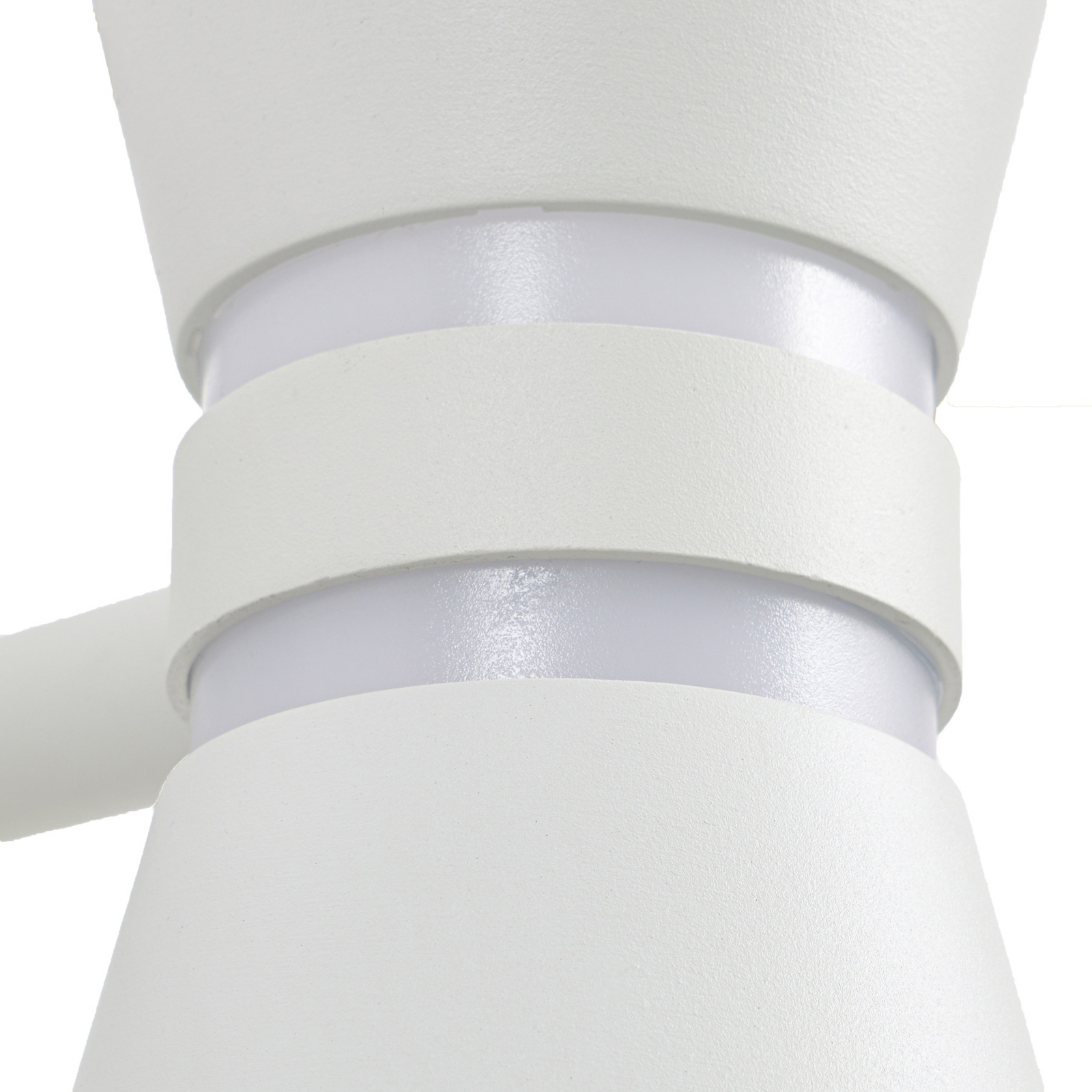 Lucande LED външна стенна лампа Meravi, бяла, с 2 лампи, IP44