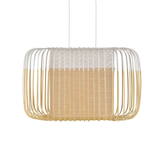 Forestier Bamboo oval S Pendel weiß/natur