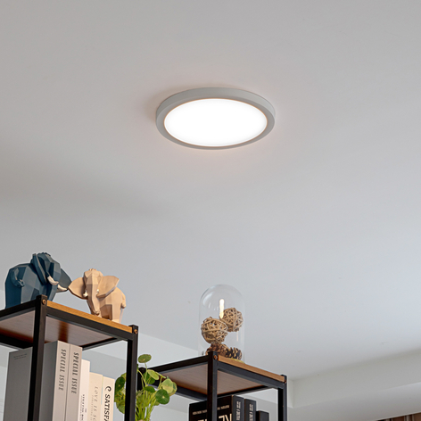 Dimmbare LED-Deckenlampe Solvie in Weiß