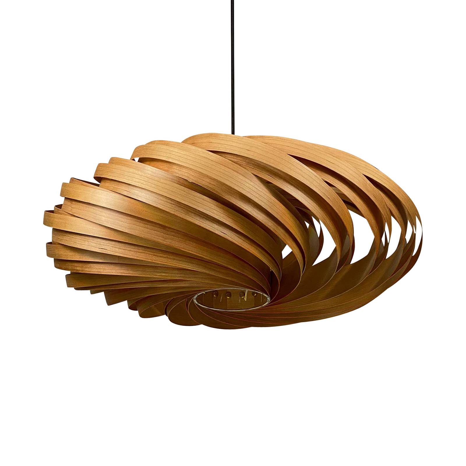 Gofurnit Wooden Pendant Light - Living / Dining Room - Hanging Light - dimmable - Design - Brown
